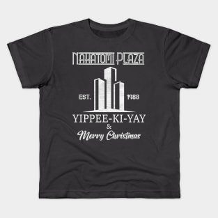 Nakatomi Plaza-Est 1988-Yippee Ki Yay & Merry Christmas Kids T-Shirt